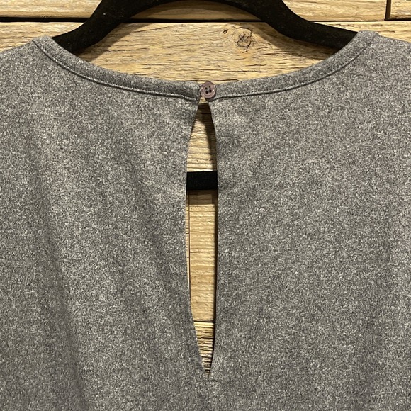 LANE‎ BRYANT "LIVI" ROMPER - SIZE 18/20 - CHARCOAL HEATHER GRAY - ELASTIC WAIST - Picture 4 of 9